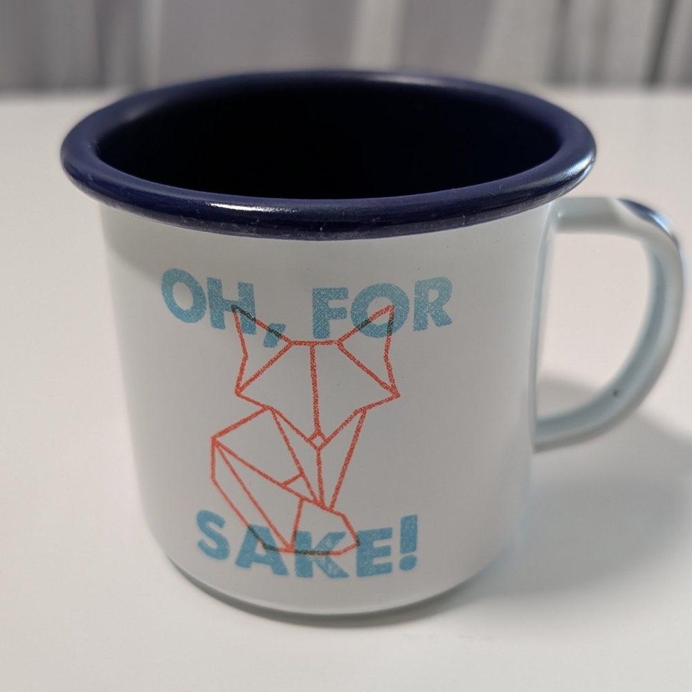 Oh For 🦊 Sake Enamel Mug